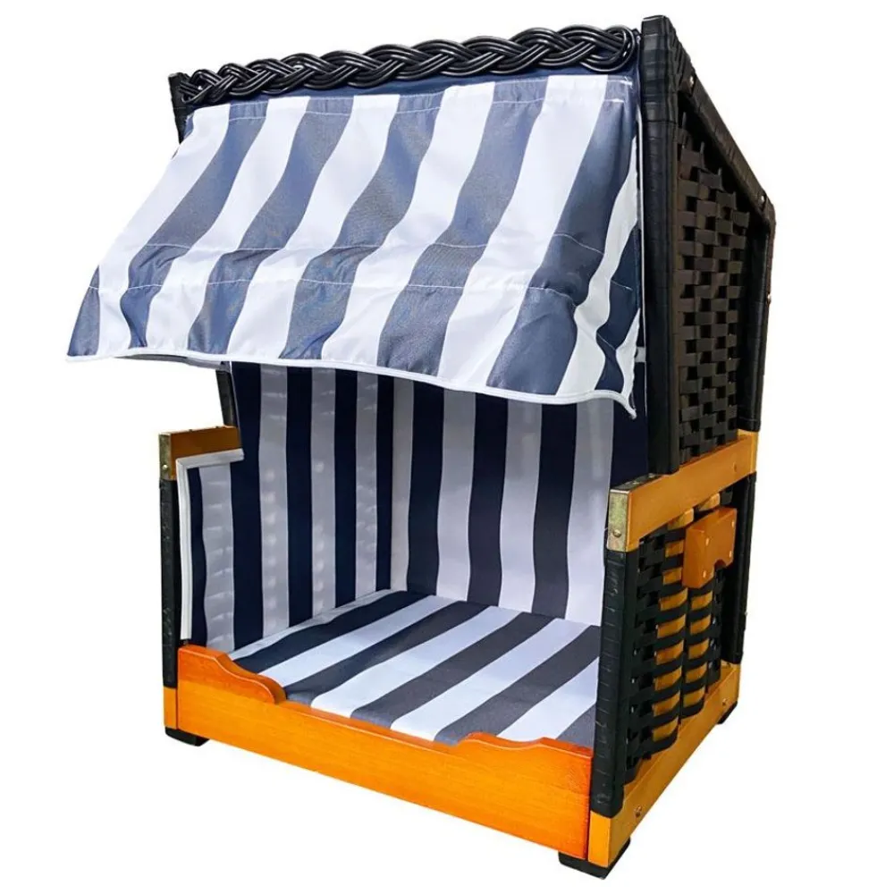 TP Hundestrandkorb Blau/Weis Best