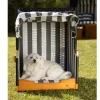 TP Hundestrandkorb Grau/Weis Discount