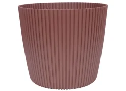 Prosperplast Indoor-Ubertopf Milly Rillendesign 29Cm Dunkelrosa Sale