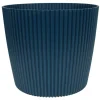 Prosperplast Indoor-Ubertopf Milly Rillendesign 29Cm Petrol Clearance