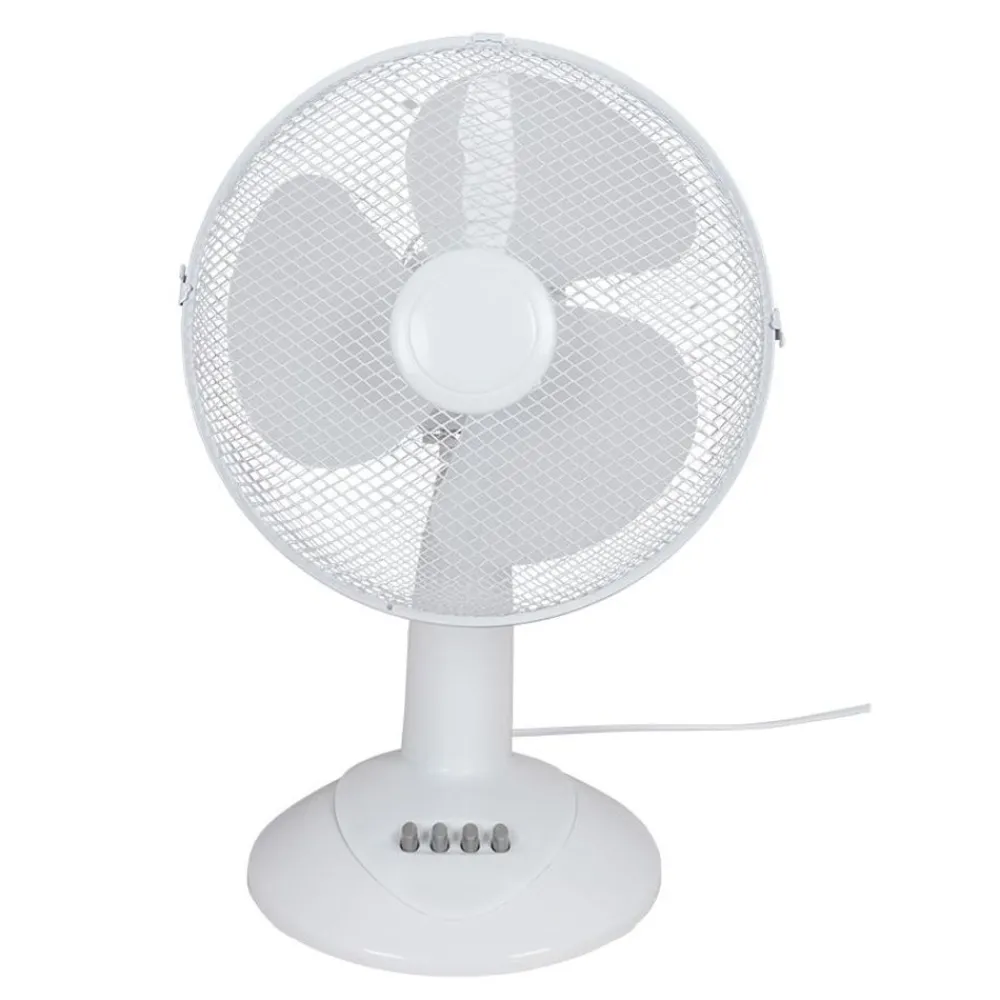 Interior Exclusive Tisch-Ventilator 33,5Cm Weis Hot