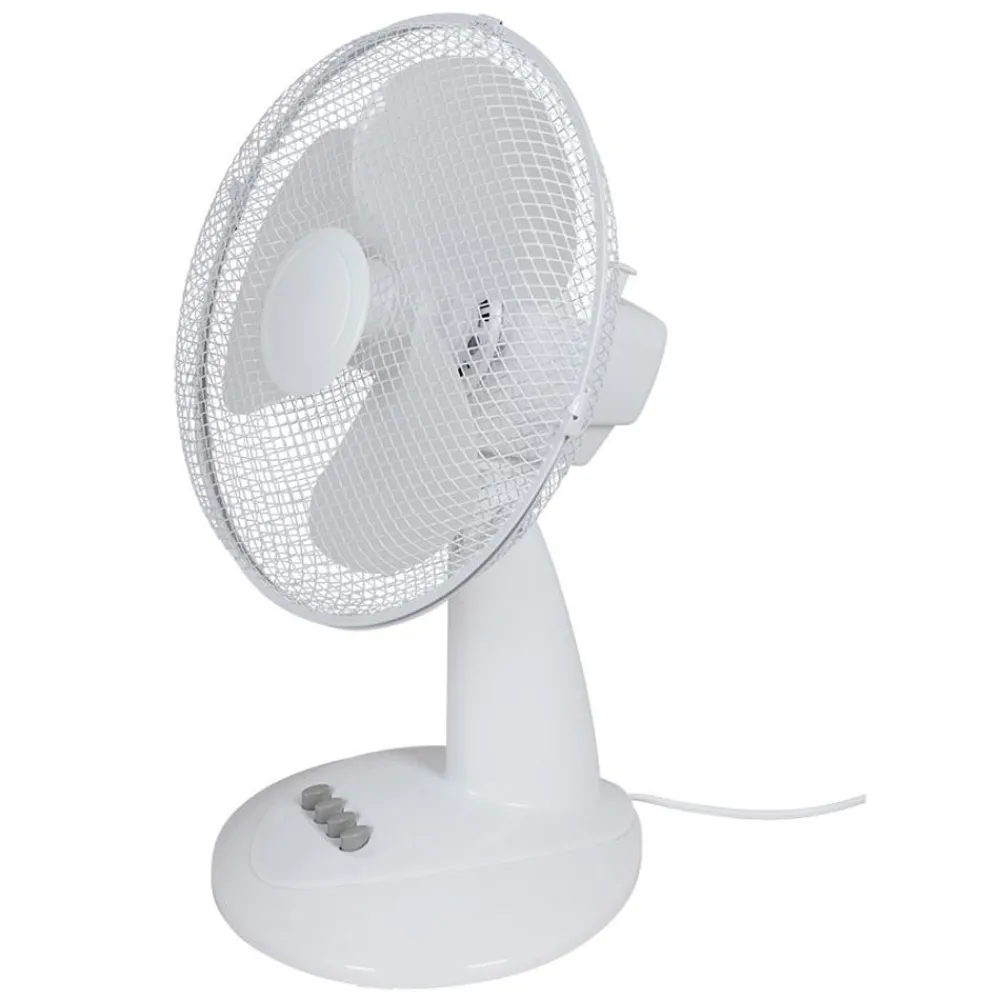 Interior Exclusive Tisch-Ventilator 33,5Cm Weis Hot
