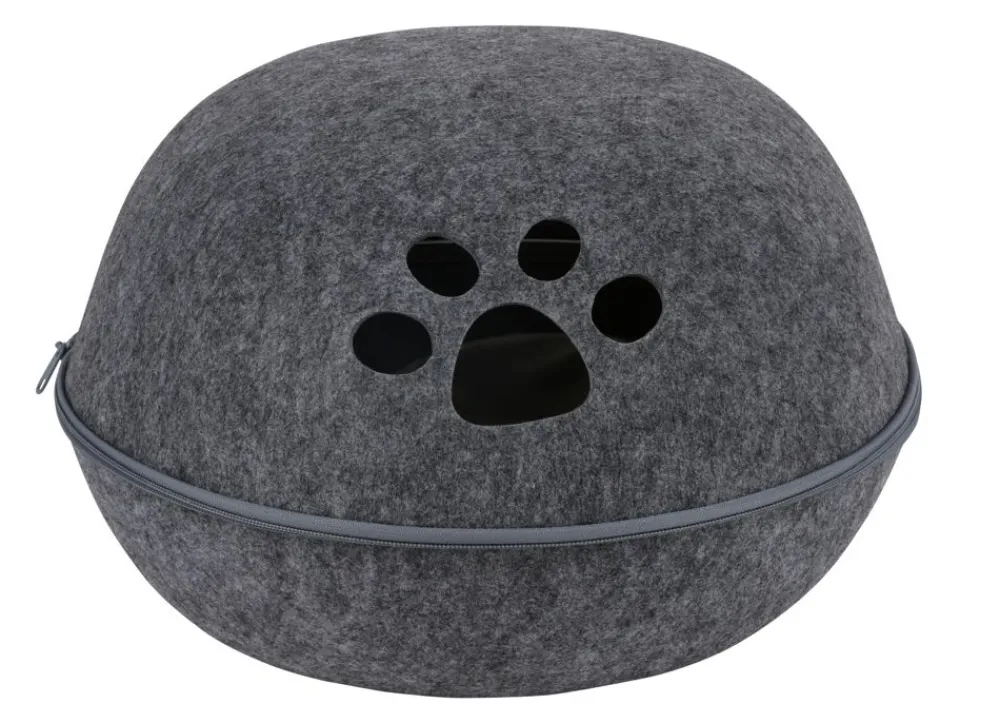Keona Katzen-Kuschelhohle Aus Filz Inkl. Kissen 48X40X24Cm Clearance