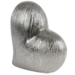 New Home Keramik Deko-Herz 15X7X16Cm Silber New