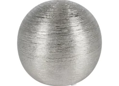 New Home Keramik-Dekokugel Klein 12,5X12Cm Silber Clearance