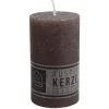 New Home Candlelight Kerze Rustikal 68X120Mm Anthrazit Discount
