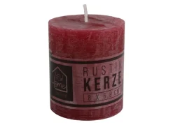 New Home Candlelight Kerze Rustikal 68X80Mm Beere