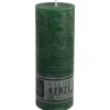 New Home Candlelight Kerze Rustikal 68X180Mm Dunkelgrun Sale