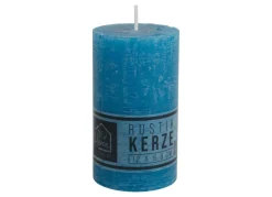 New Home Candlelight Kerze Rustikal 68X120Mm Petrol Best