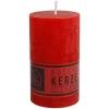 New Home Candlelight Kerze Rustikal 68X120Mm Rot Online