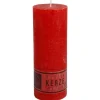 New Home Candlelight Kerze Rustikal 68X180Mm Rot Online