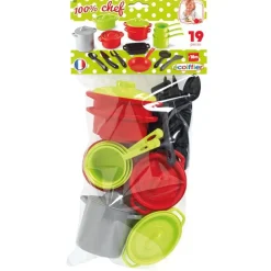 ecoiffier Kinder-Kochtopfset 19-Teilig Outlet