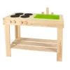 Kids in the Garden Kinder-Spielkuche Aus Holz 78X72X40Cm Hot