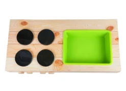 Kids in the Garden Kinder-Spielkuche Aus Holz 78X72X40Cm Hot