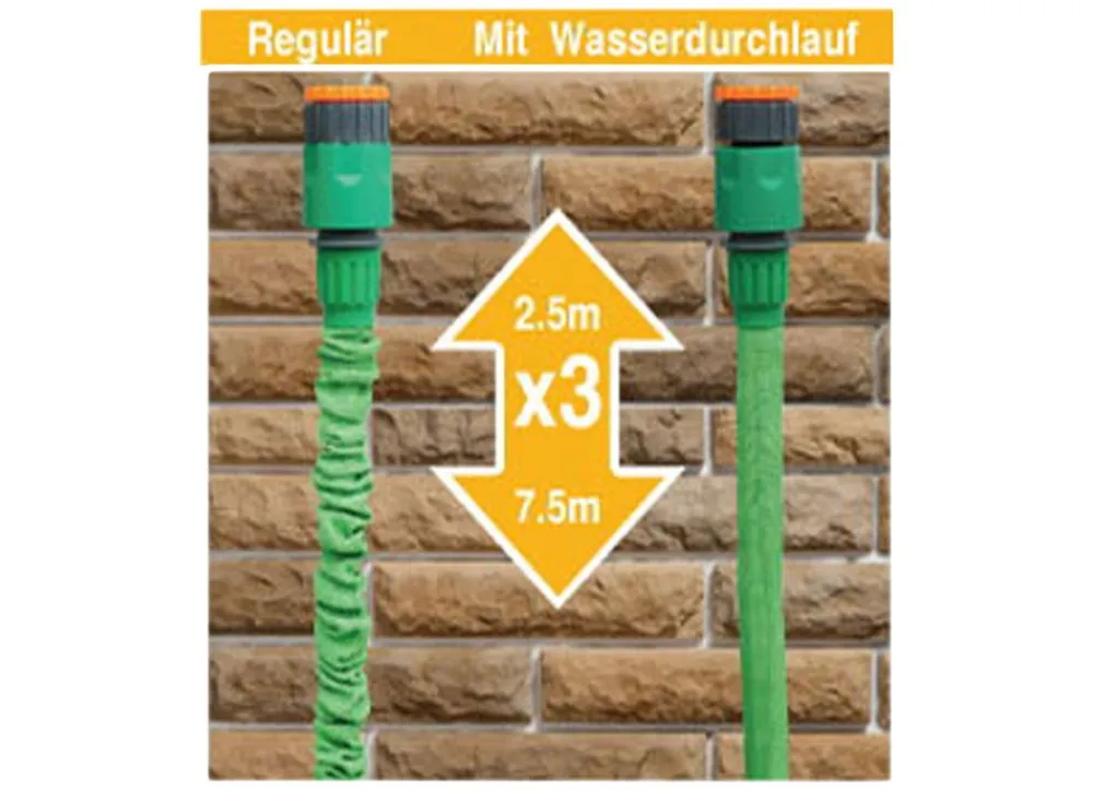 Grüner Jan Kinzo Flexi Gartenschlauch-Set 5-10M Clearance