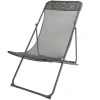 Sunny Moments Klappbarer Liegestuhl Grau Outlet