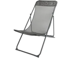 Sunny Moments Klappbarer Liegestuhl Grau Outlet