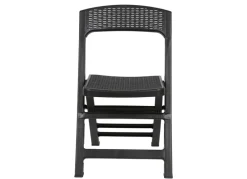 Ipae Progarden Klappstuhl Asso Rattanoptik Ca. 48X76X47Cm Anthrazit Outlet