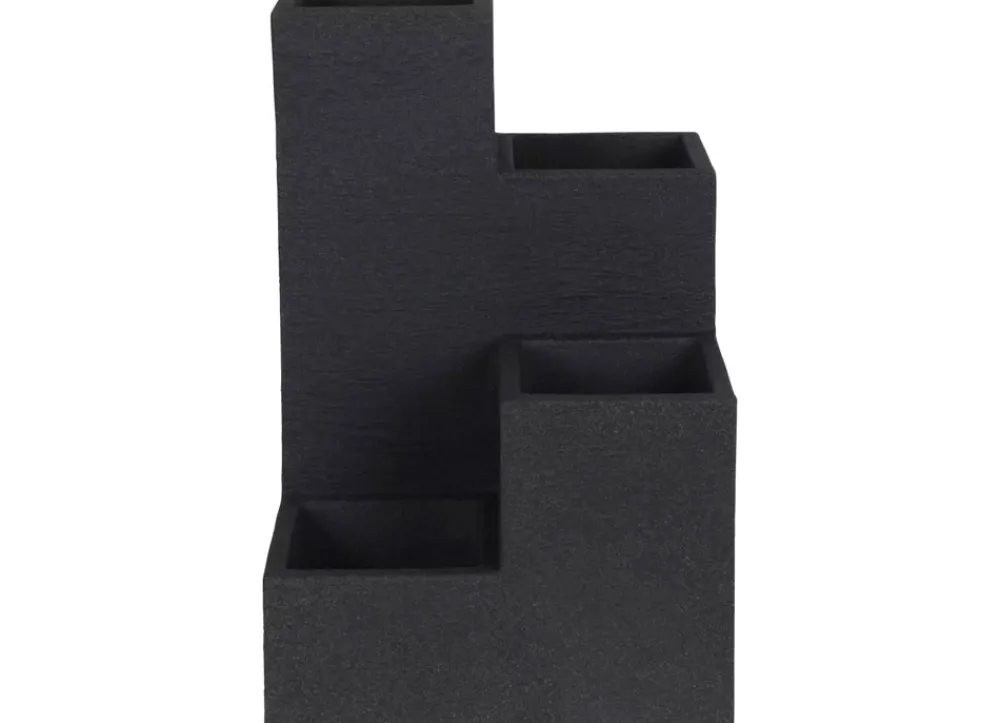 Jelenia Plast Kubus Wendeltreppentopf 40X40Cm Anthrazit Hot