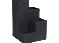Jelenia Plast Kubus Wendeltreppentopf 40X40Cm Anthrazit Hot
