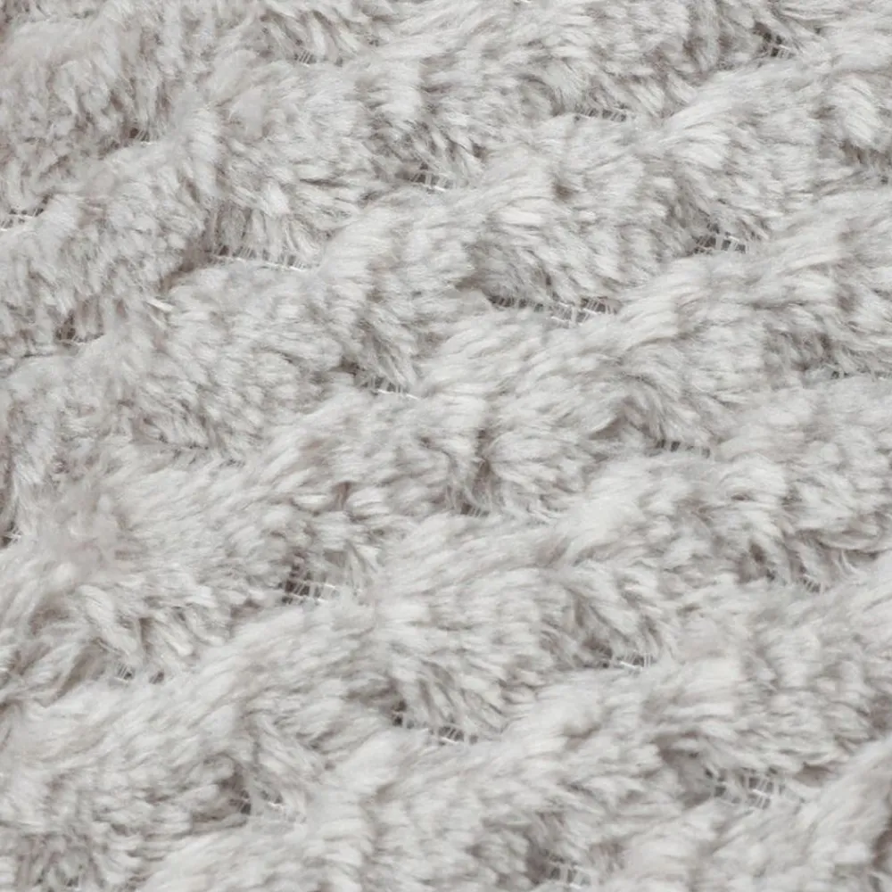 Pseudohersteller Kuscheldecke Mit Waffelmuster 150X200Cm Grau Outlet