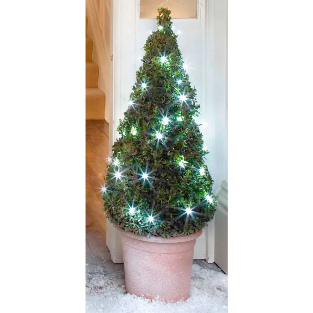 New Home Led-Ausenlichterkette Mit 30 Leds Und Timer 2,33M Warmweis Hot