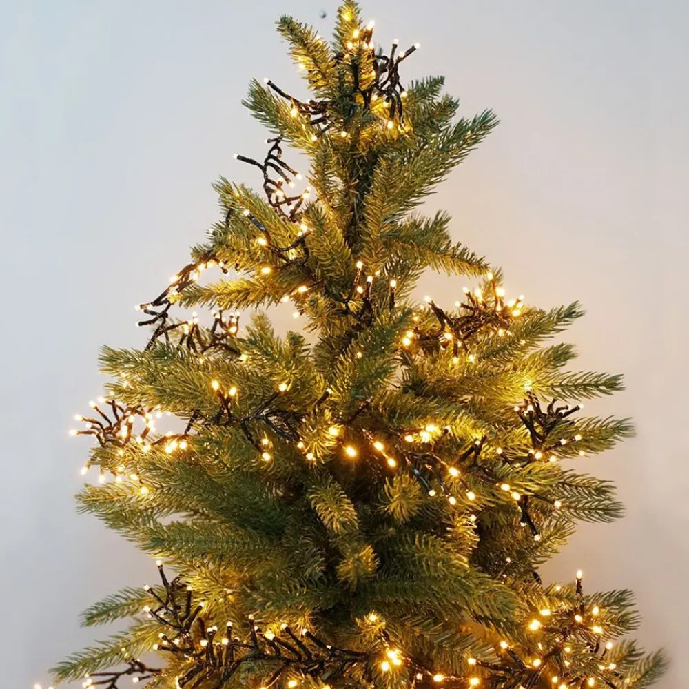 New Home Led-Cluster-Lichterkette Mit 768 Leds Warmweis Hot