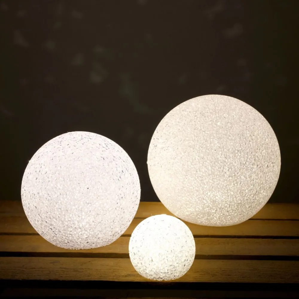 New Home Led-Deko-Leuchtkugel 18Cm Warmweis New
