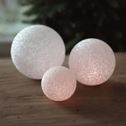 New Home Led-Deko-Leuchtkugel 15Cm Warmweis Discount