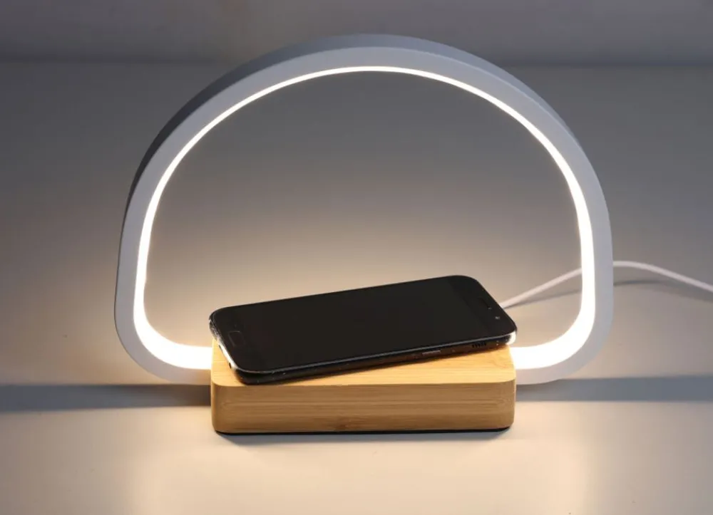New Home Led-Lampe Mit Touchsteuerung Und Induktiver Ladefunktion Sale