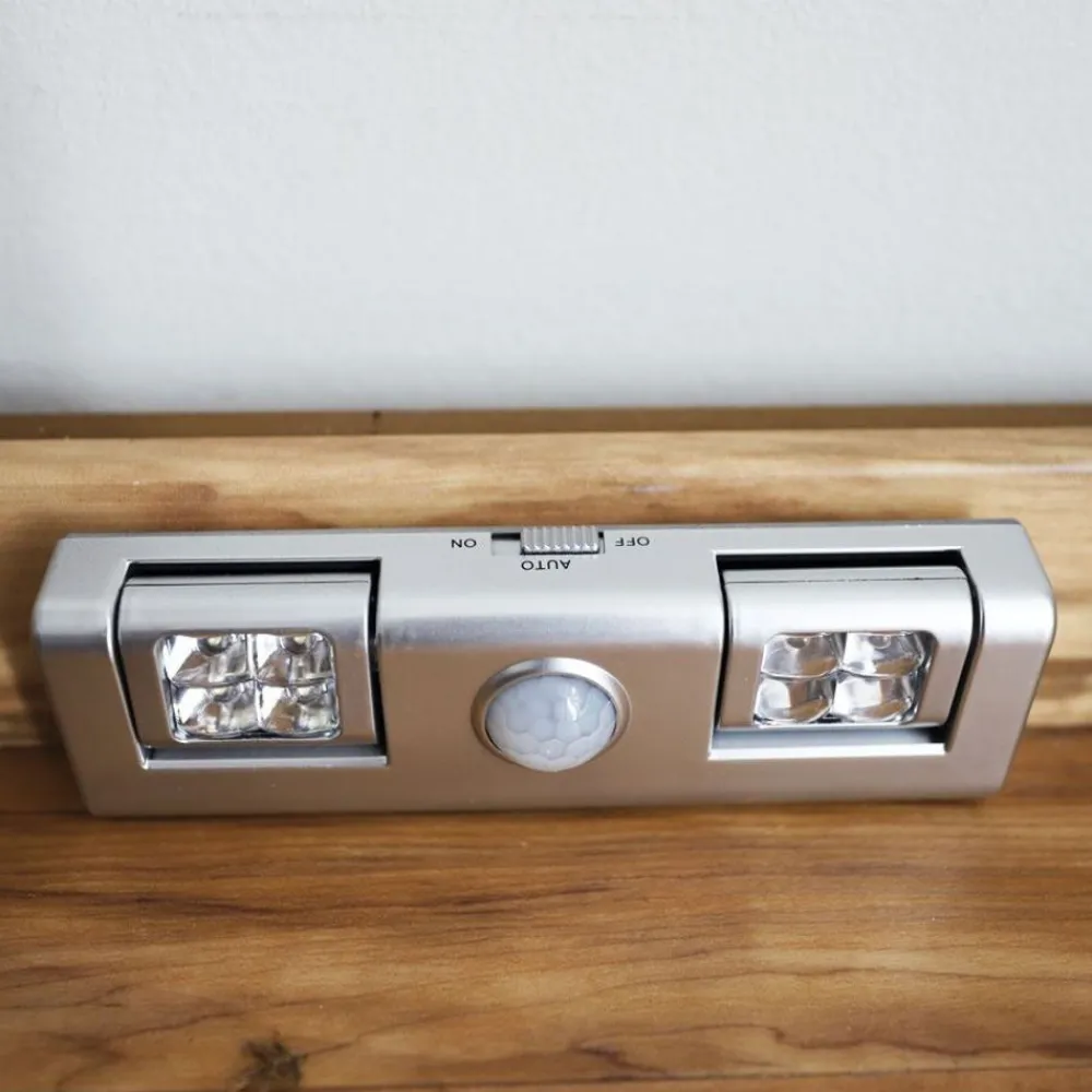 TAS Electronics Led-Lichtleiste Mit Bewegungsmelder 8 Leds Kaltweis Online