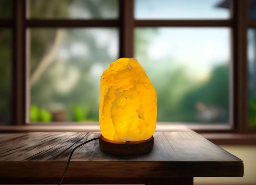 New Home Led-Salzkristalllampe 7X11Cm Warmweis Hot