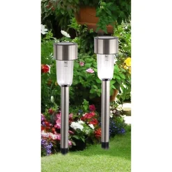 TP Led-Solar-Gartenleuchte Aus Edelstahl 37Cm Sale
