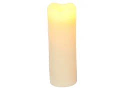 New Home Led-Wachskerze Mit Timer 7X20Cm Elfenbein Discount