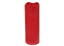 New Home Led-Wachskerze Mit Timer 7X20Cm Rot New