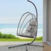 Sunny Moments Lounge-Hängesessel Faltbar Anthrazit Online