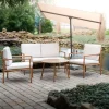 Sunny Moments Lounge-Sitzgruppe Mit Sitzkissen In Bambusoptik Outlet