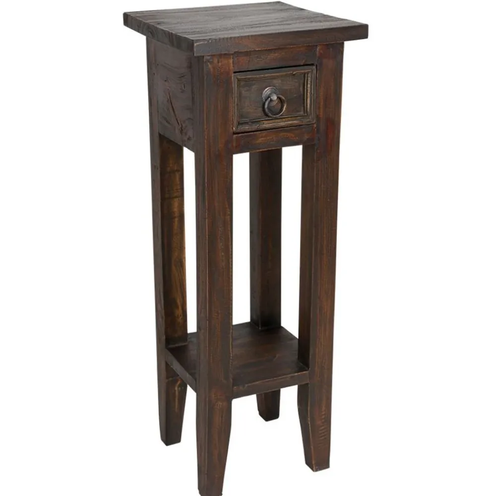 TP Mahagoni-Beistelltisch Antik-Braun Outlet