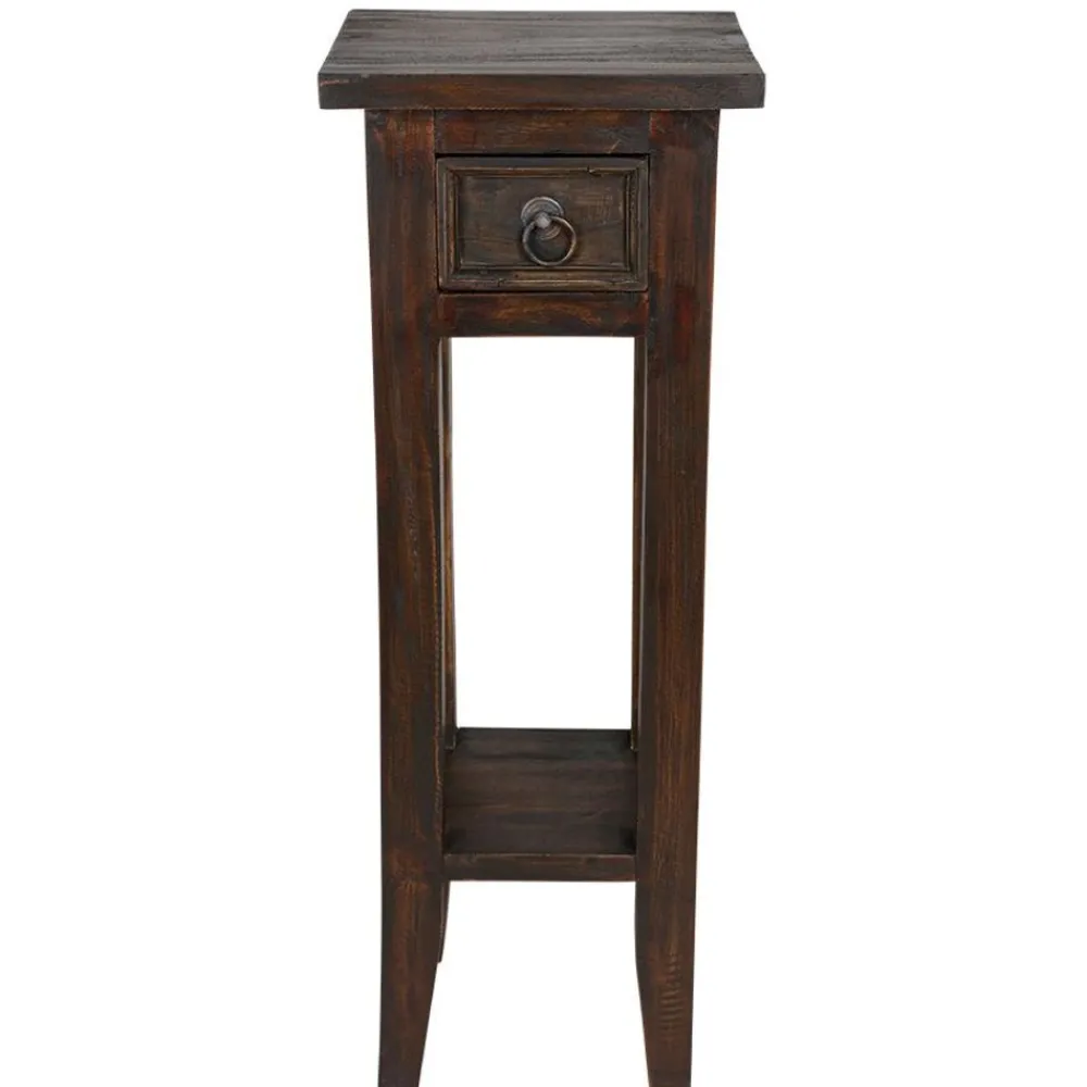 TP Mahagoni-Beistelltisch Antik-Braun Outlet