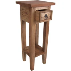 TP Mahagoni-Beistelltisch 25X66X25Cm Natur Hot