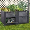 TP Maxi-Hochbeet Mit 2 Pflanzfachern 150X75X78Cm Anthrazit Clearance