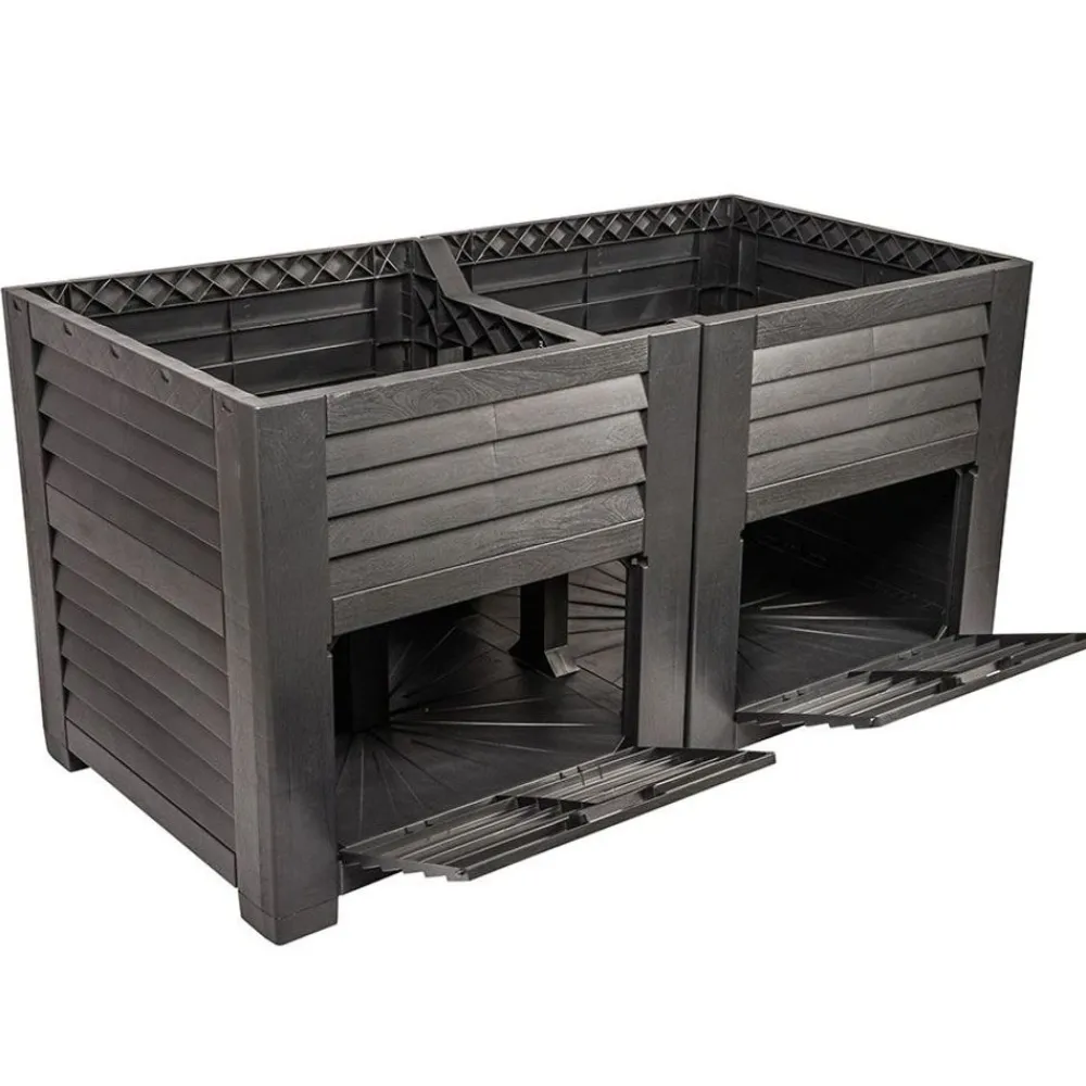 TP Maxi-Hochbeet Mit 2 Pflanzfachern 150X75X78Cm Anthrazit Clearance