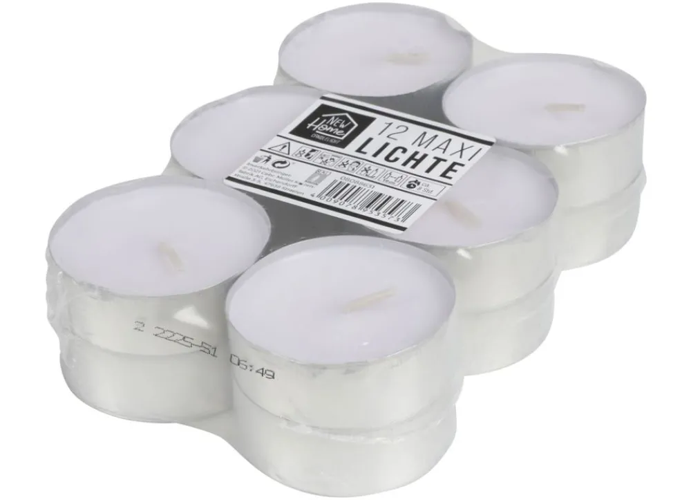 New Home Candlelight Maxi-Teelichte 12Er-Set Discount