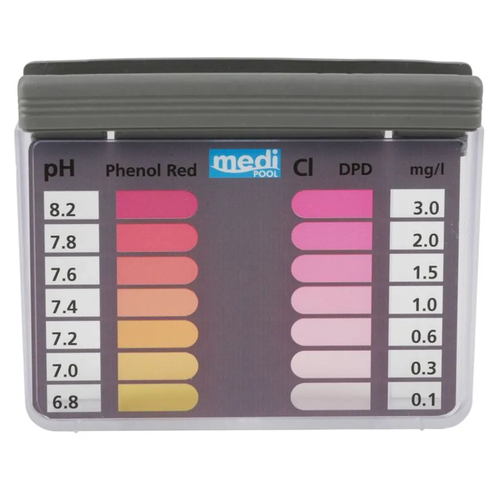 mediPool Tester Chlor + Ph Mit Je 20 Tabletten Outlet