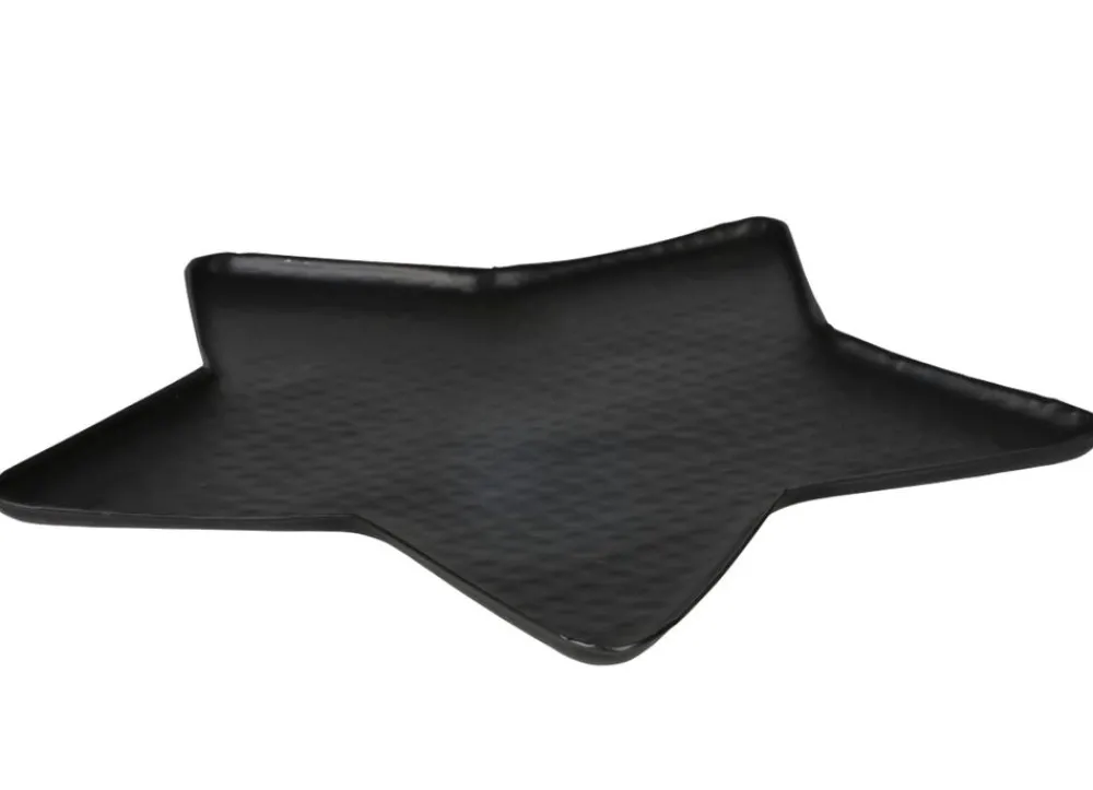 TP Metall-Dekotablett Stern 36Cm Schwarz Discount