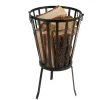 TP Metall-Feuerkorb 34X35Cm Schwarz Hot