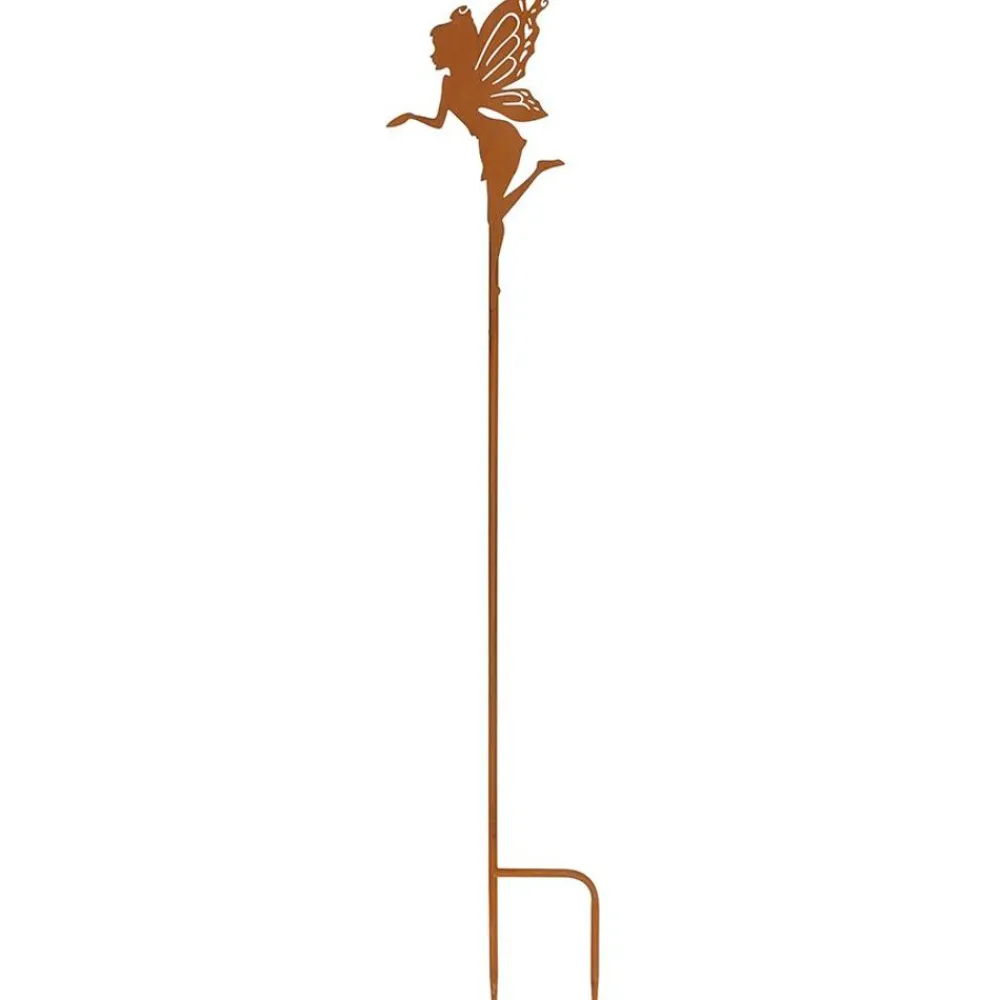 TP Metall-Gartenstecker Elfe 80Cm Rostbraun