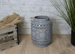 TP Metall-Laterne Oriental 18X25Cm Hellgrau Outlet