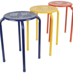 TP Metall-Stapelhocker Bunt Sale