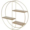 New Home Metall-Wandregal Rund Boho-Style 45Cm Sale